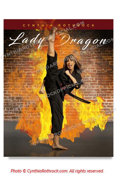 Cynthia Rothrock Autographed Lady Dragon Fire photo
