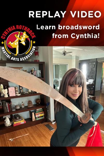 REPLAY VIDEO - 30 min Broadsword Martial Arts Class 